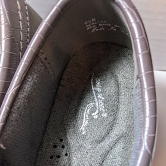 Easy Street Darcy Zipper Gray Closure Comfort Wave Shooties 9.5 New w/out Box - Picture 8 of 8